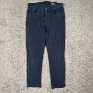 Faherty Men’s 31x28 Grey Stretch Terry 5-Pocket Straight Leg Pants